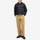 Uniform Bridge Men's Type-1 Denim Trucker Jacket in One Washed