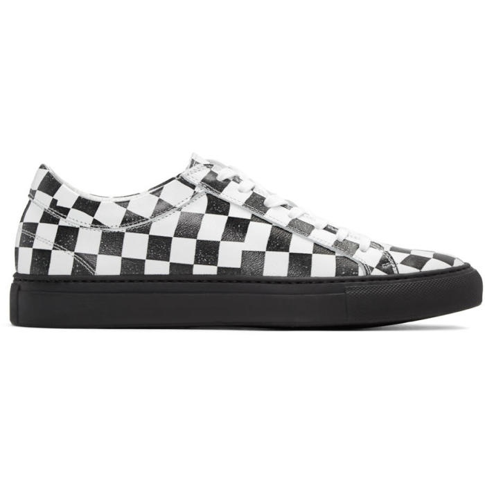 Photo: Facetasm Black and White Checkered Sneakers