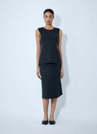 RIER Elasticated Waist Midi Skirt