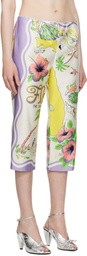 Anna Sui Multicolor Florida Capri Trousers