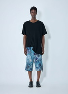 Yohji Yamamoto Drawstring Cropped Shorts