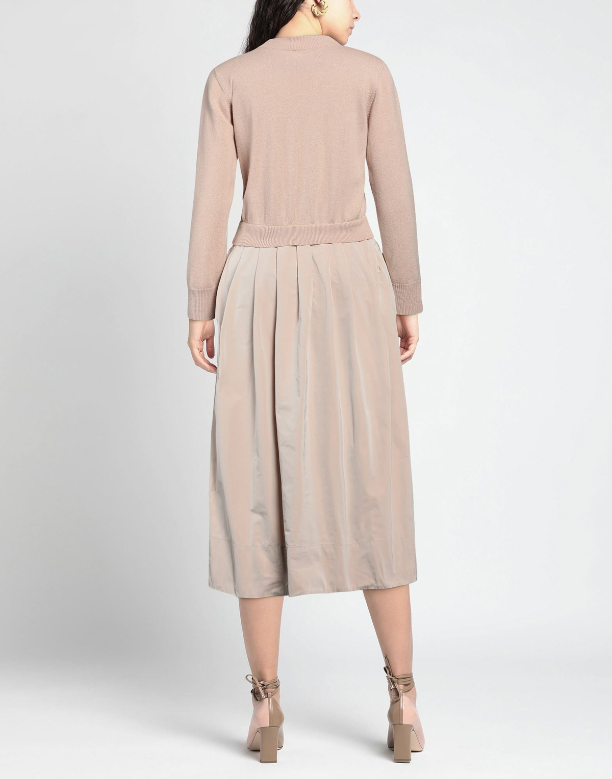 Peserico Womens Midi dress in Beige