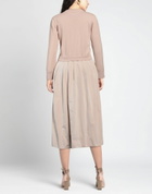 Peserico Womens Midi dress in Beige