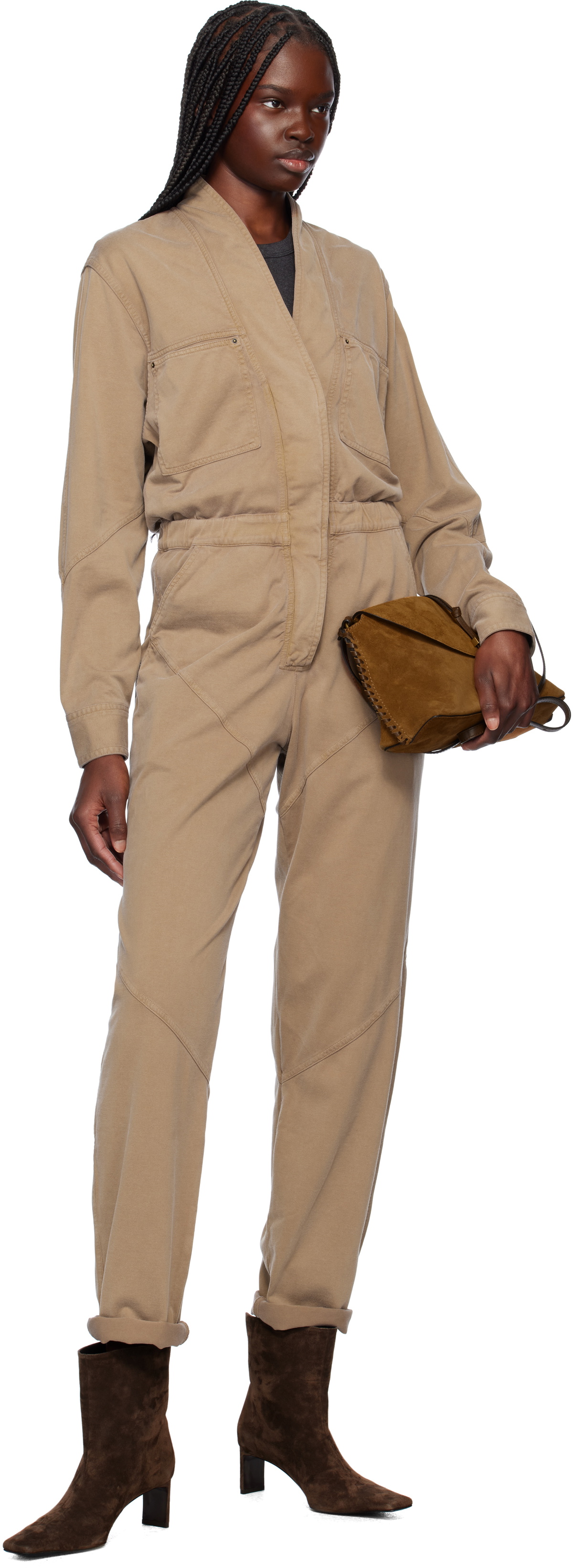 Isabel Marant Etoile Khaki Remady Jumpsuit