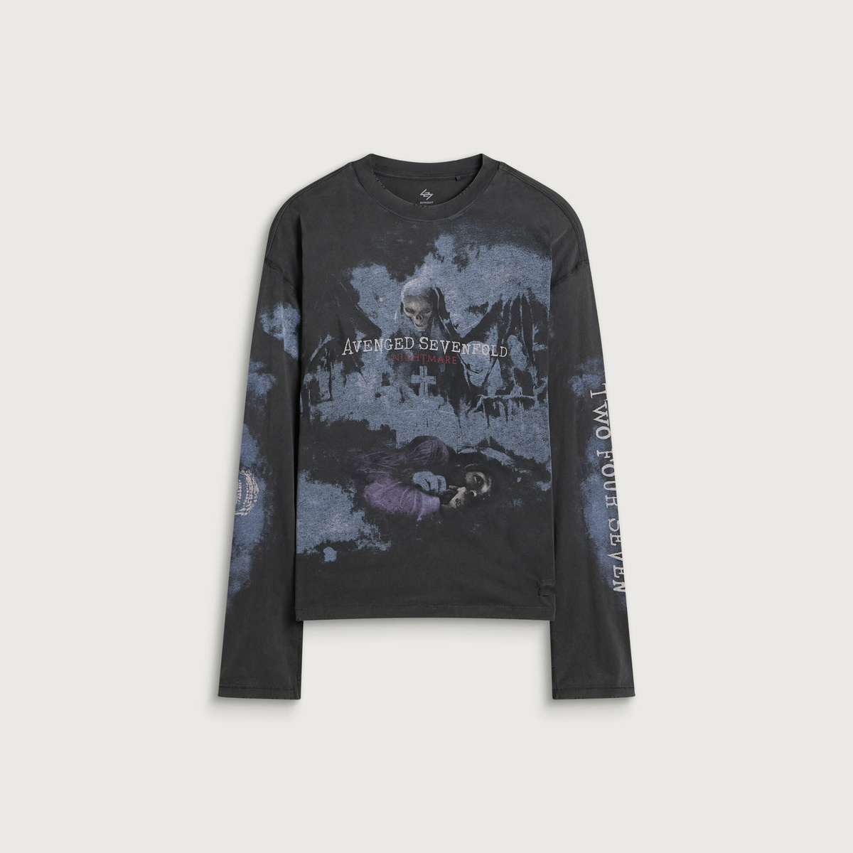 Represent 247 Men's Represent X Avenged Sevenfold Nightmare Long Sleeved T-Shirt in Black