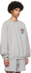 Members of the Rage Gray Distressed Sweatshirt