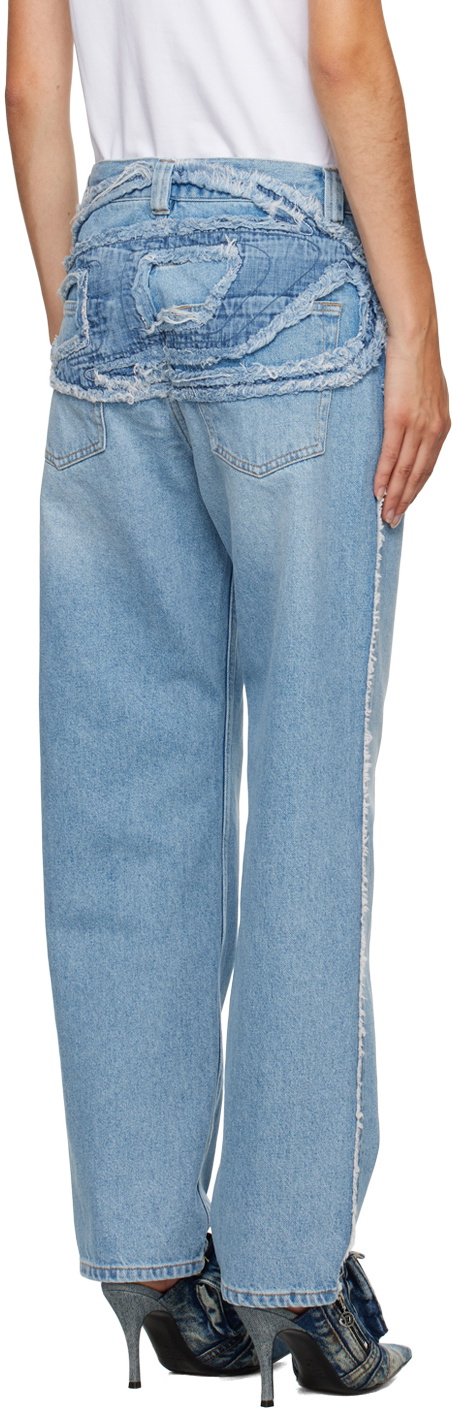 【関税込み】Diesel ブルー 2010 D-Macs Ohlac ジーンズ DIESEL 2010 D-Macs Ohlac Jeans - Blue | Garmentory