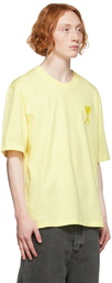 AMI Paris Yellow Ami De Cœur T-Shirt