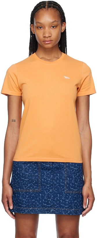 Photo: Maison Kitsuné Orange Baby Fox T-Shirt