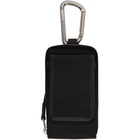 Rick Owens Drkshdw Black Techno Flat Clip-On Pouch