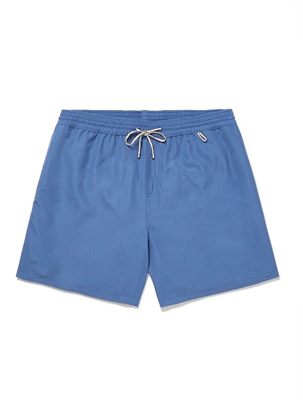 Photo: Loro Piana - Mid-Length Swim Shorts - Blue