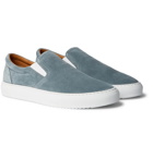 Mr P. - Larry Suede Slip-On Sneakers - Light blue