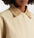 Velvet Rosa cotton gabardine jacket