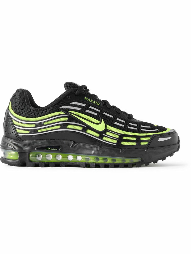 Photo: Nike - Air Max TL 2.5 Rubber-Trimmed Leather and Mesh Sneakers - Black