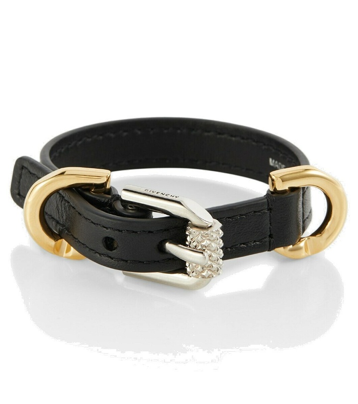 Photo: Givenchy Voyou embellished leather bracelet