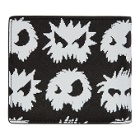 McQ Alexander McQueen Black and White Monster Wallet