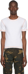 Phlemuns White Cotton T-Shirt