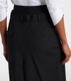 Junya Watanabe Pleated midi skirt