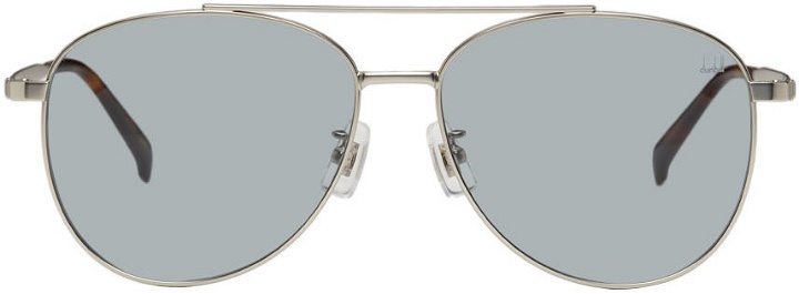 Photo: Dunhill Silver Round-Framed Sunglasses