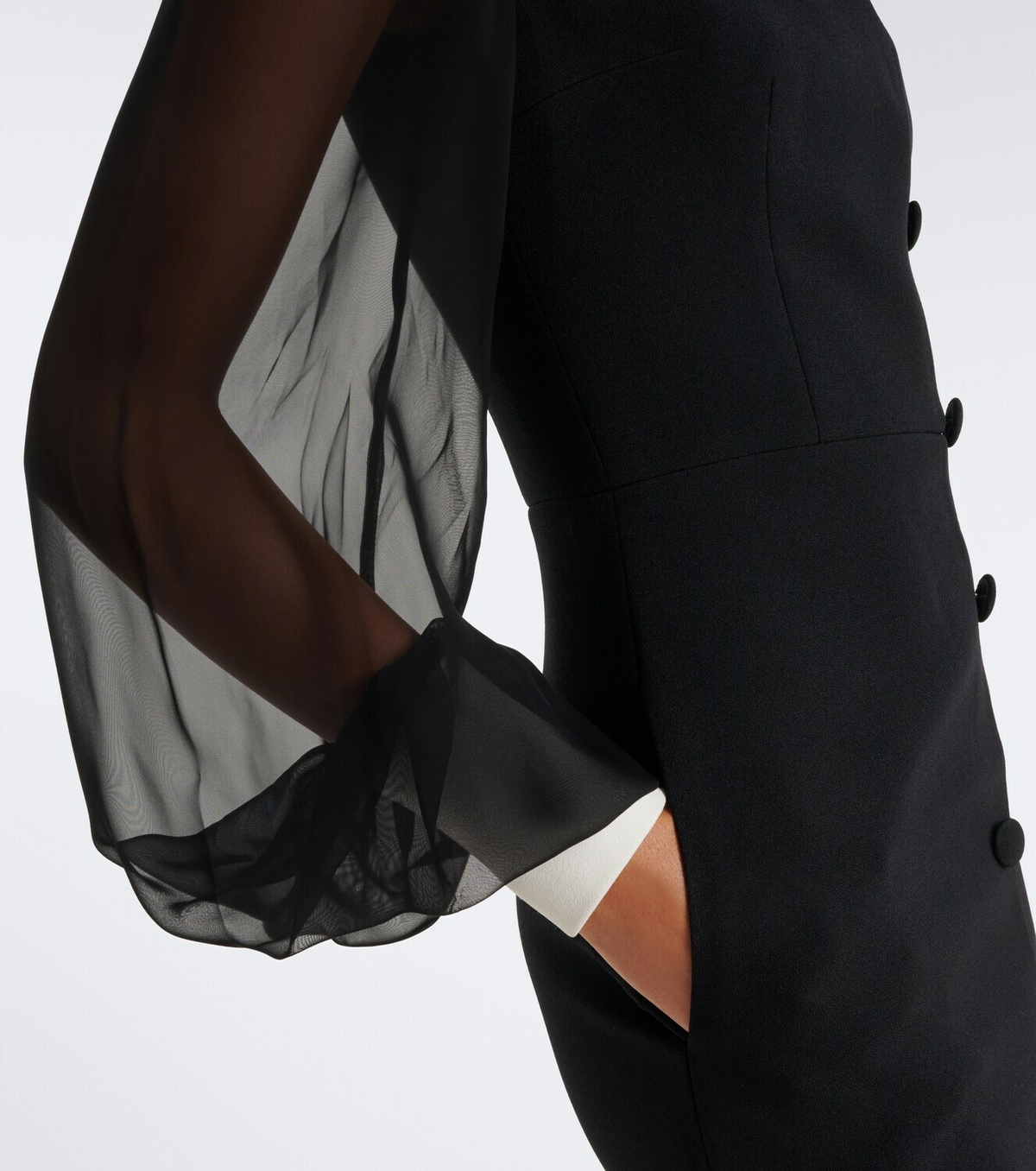 Safiyaa Crêpe cocktail dress