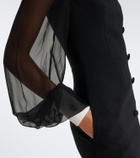 Safiyaa Crêpe cocktail dress
