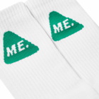 Melody Ehsani Women's ME. Pyramid Sock in White