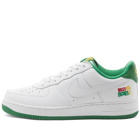 Nike Air Force 1 Low Retro Qs Sneakers in White/Classic Green