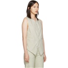 Lemaire Off-White Twill Vest