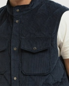 WOOLRICH CORDUROY VEST Blue Men