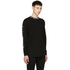 Marcelo Burlon County of Milan Black and White Logo T-Shirt