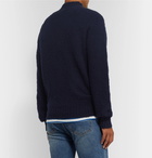 YMC - Brushed-Wool Mock-Neck Sweater - Blue