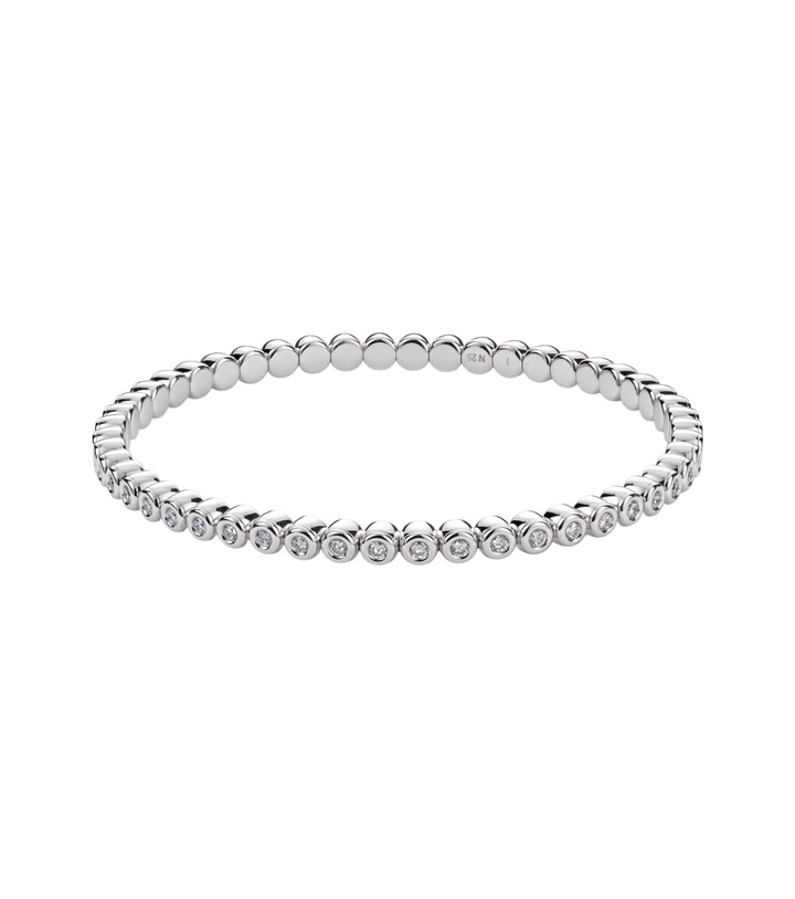 Photo: Bucherer Fine Jewellery Stretchy 18kt white gold bracelet with diamonds