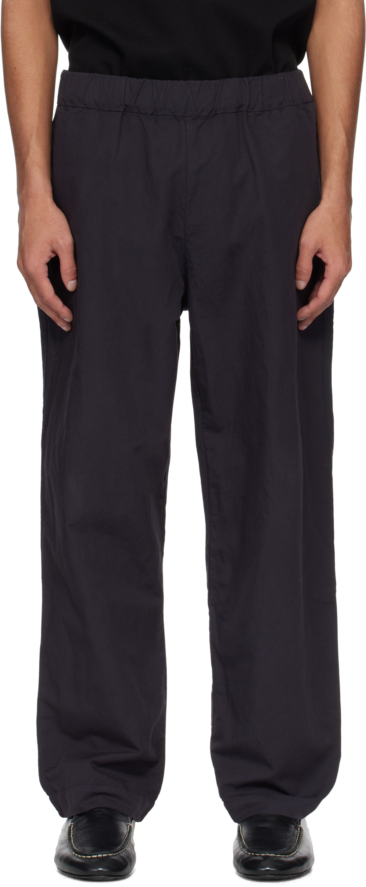 CASEY CASEY Navy Long Chasse Trousers CASEY CASEY