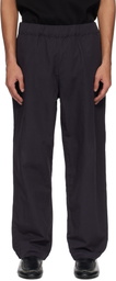 CASEY CASEY Navy Long Chasse Trousers