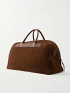 Bleu de Chauffe - Sac Voyage Leather-Trimmed Suede Weekend Bag
