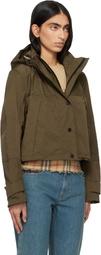 Burberry Khaki Nylon Jacket