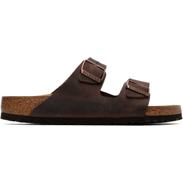 Photo: Birkenstock Brown Regular Arizona Oiled Leather Sandals
