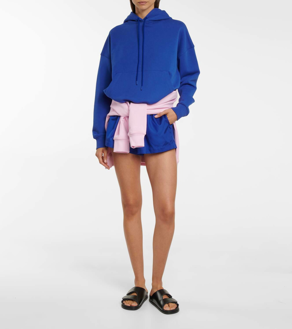 Wardrobe.NYC Spray nylon shorts