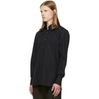 TOM FORD Black Poplin Slim Fit Shirt