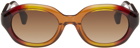 Vivienne Westwood Orange & Red Zephyr Sunglasses