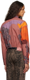 Paul Smith Orange & Purple Oversized Shirt