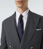 Brunello Cucinelli Striped silk jacquard tie