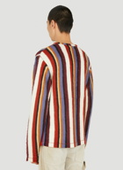Vertical Stripe Sweater in Multicolour