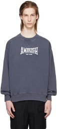 AMBUSH Navy Embroidered Sweatshirt