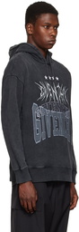 Givenchy Gray Embroidered Hoodie