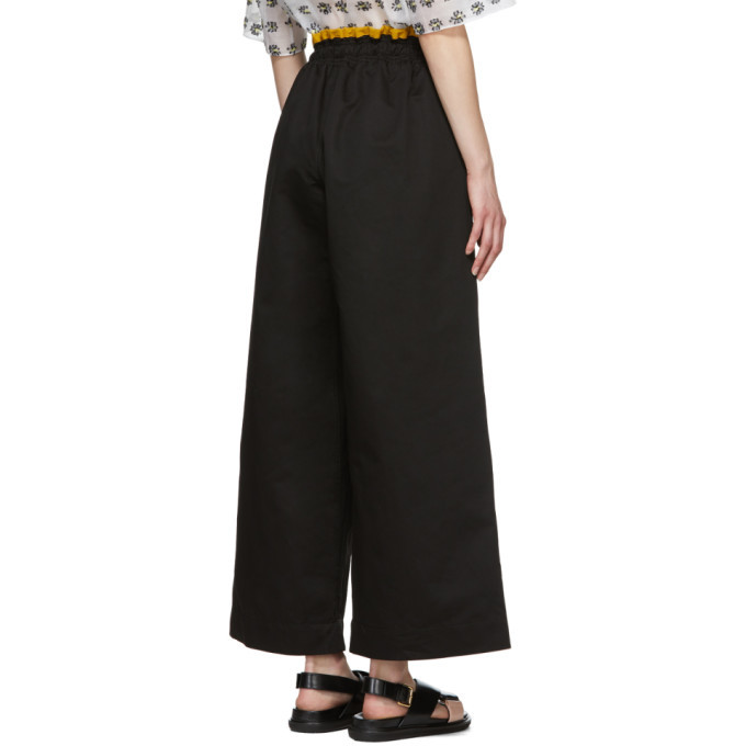 Marni Black Wide Trousers Marni