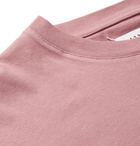 Maison Margiela - Garment-Dyed Cotton-Jersey T-Shirt - Pink