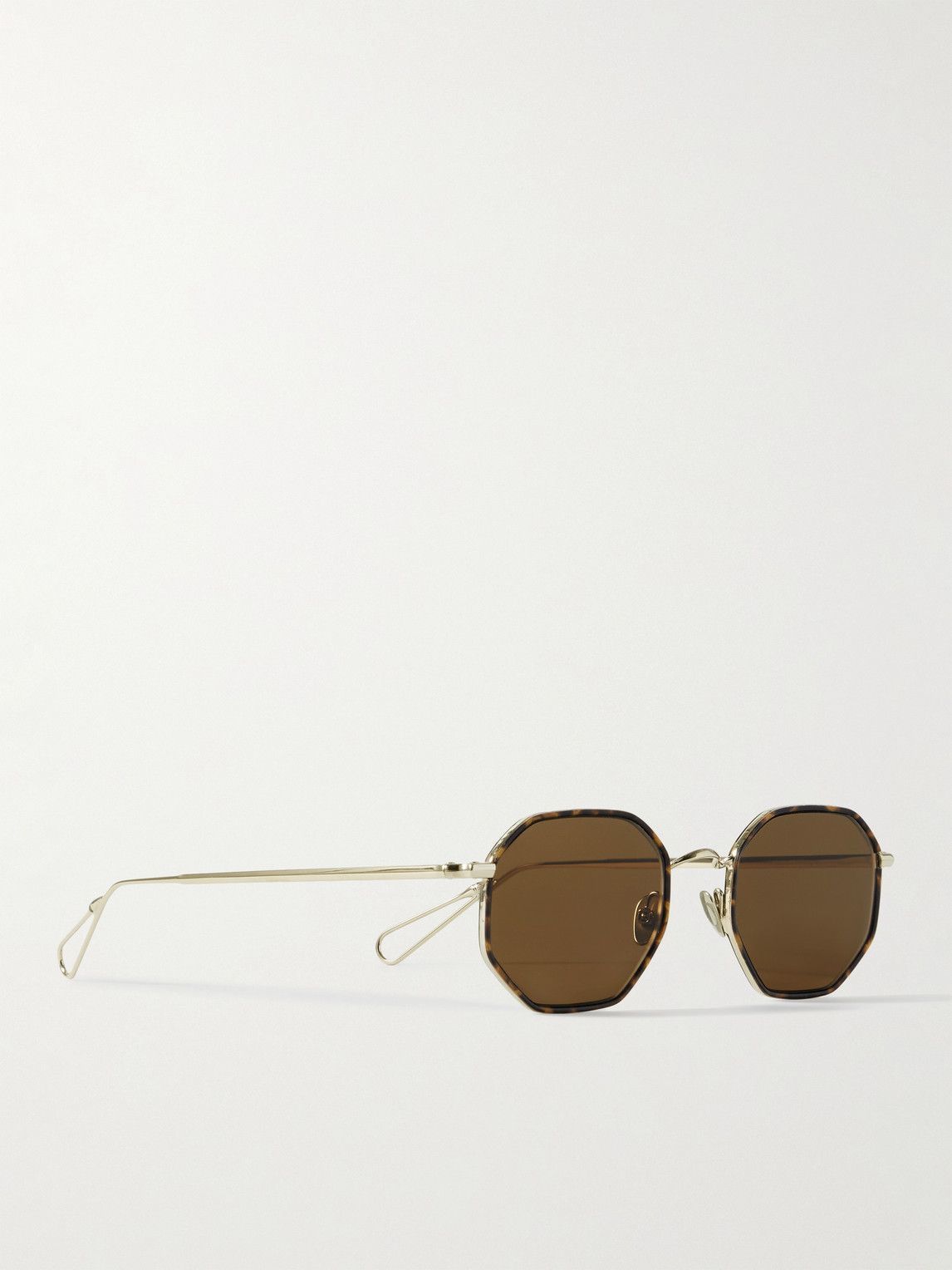 AHLEM - Luxembourg Octagon-Frame Tortoiseshell Acetate and Gold-Tone  Sunglasses AHLEM