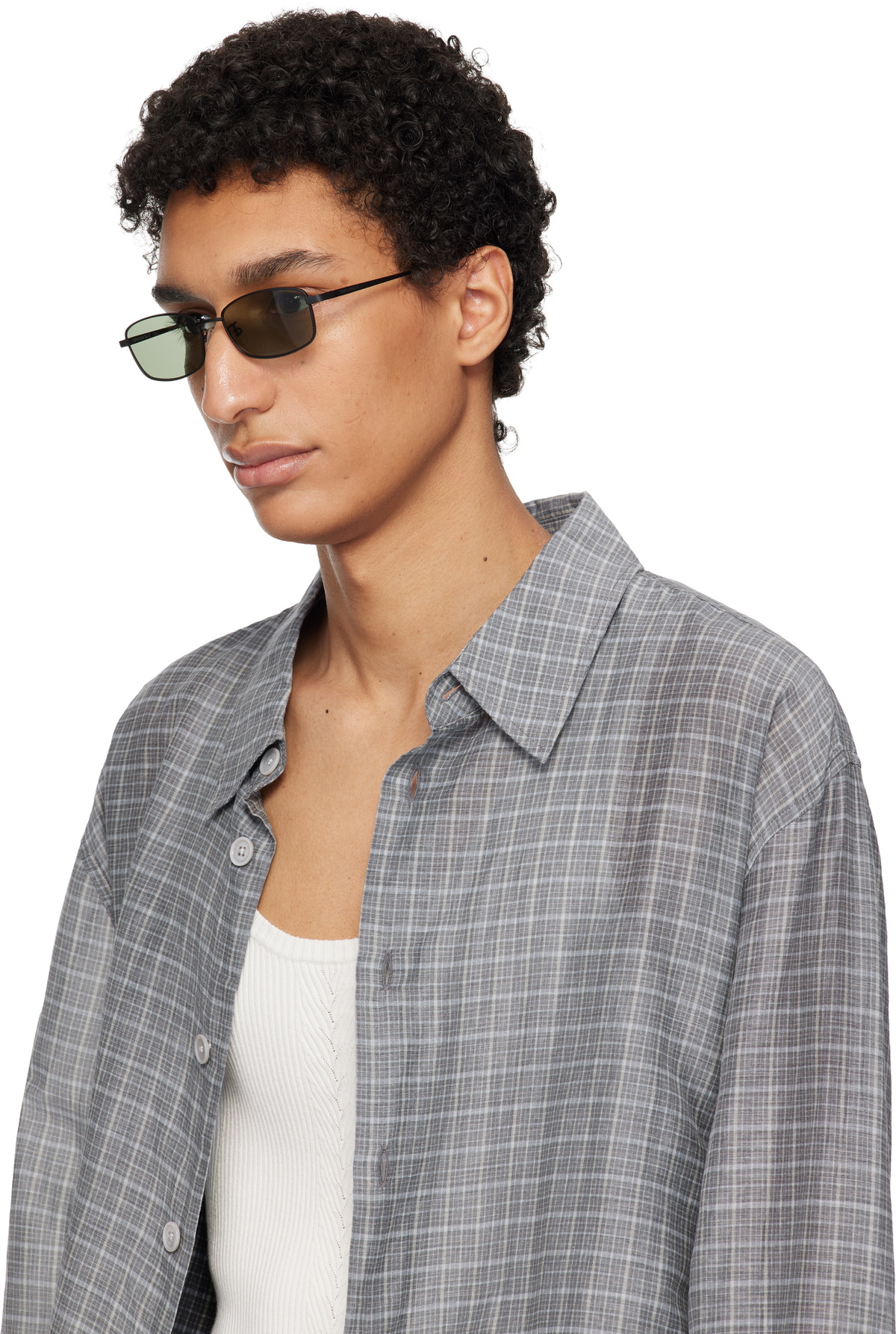 OUR LEGACY Silver Librarian Sunglasses