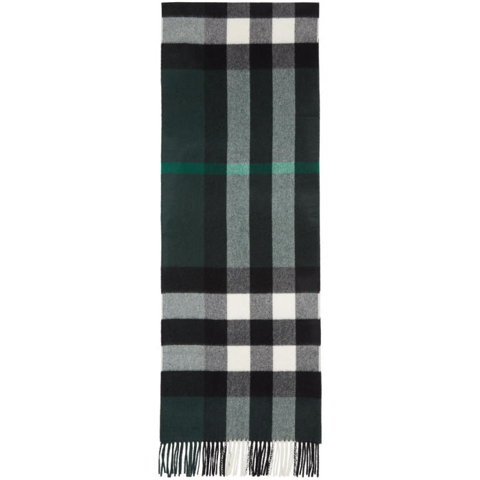 Burberry Large Cashmere Check Scarf Burberry